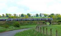 Inverness to Edinburgh express (170 + 158) between Kingskettle and Falkland Road.<br><br>[Brian Forbes 14/05/2007]