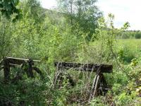 Buffer stops abandoned in Blair Atholl yard.<br><br>[Brian Forbes 15/05/2007]