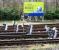 A man from <I>Railtrack</I> ponders a severe and sudden subsidence problem at the west end of Craigentinny depot on 21 March 2007.<br><br>[John Furnevel 21/03/2007]