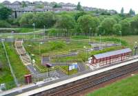 View south over the maze-like access to Kelvindale in May 2007, a new station built as part of the reinstated Maryhill - Anniesland link and opened in late 2005.<br><br>[John Furnevel 13/05/2007]