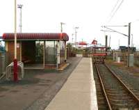 End of the line at Ardrossan Harbour on 17 May with the ferry about to depart.<br><br>[John Furnevel 17/05/2007]