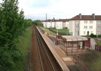 View west from the road bridge at Hawkhead towards Paisley Canal in May 2007.<br><br>[John Furnevel 20/05/2007]