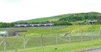 Passing Linkswood fuel bunkers then under the A92 on right, towards the Tay Bridge.<BR/>Edinburgh - Aberdeen 170.<br><br>[Brian Forbes 25/05/2007]