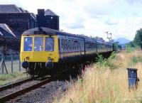 DMU railtour at Cambus in August 1986<br><br>[Mark Dufton 23/8/1986]
