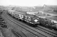 Northern approach to Belfast Central in 1988.<br><br>[Bill Roberton //1988]