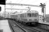 DART service leaving Dublin Connolly in 1988 heading for Bray.<br><br>[Bill Roberton //1988]