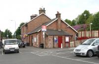 Glasgow Central - Girvan train picks up a passenger at Maybole on 31 May<br><br>[John Furnevel 31/05/2007]