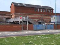 Dundee Esplanade Station - now HQ for the renovation works on the bridge.<br><br>[Adrian Coward 09/06/2007]