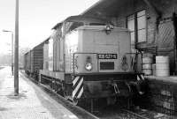 Shunting locomotive at Jena, East Germany in 1987.<br><br>[Bill Roberton //1987]