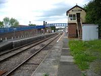 The box was relocated from a crossing north of the station and has now been restored as a museum piece. June 2007.<br><br>[John McIntyre 2/06/2007]