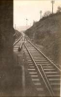 From Pinmore station looking south.<br><br>[G H Robin collection by courtesy of the Mitchell Library, Glasgow /02/1941]