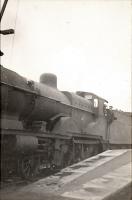 Glasgow - Stranraer express. Compound 1144 taking water at Girvan. Driver: Jimmy McCreadie. Fireman: John Shields.<br><br>[G H Robin collection by courtesy of the Mitchell Library, Glasgow /02/1941]