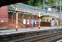 Part of the westbound platform at Port Glasgow in April 2007. <br><br>[John Furnevel 29/04/2007]