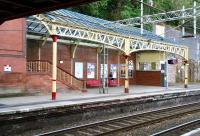 Part of the westbound platform at Port Glasgow in April 2007. <br><br>[John Furnevel 29/04/2007]