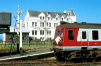 Belfast train at Portrush in 1982.<br><br>[Bill Roberton //1982]
