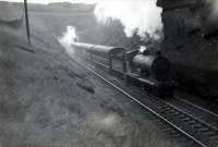 Leaving Tunnel - north end. N.B. 4.4.0 2427 <i>Dumbie Dykes</i>.<br><br>[G H Robin collection by courtesy of the Mitchell Library, Glasgow 20/09/1948]