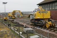 Works by the soon to be redundant box at Montrose North.<br><br>[Duncan Ross 02/03/2007]