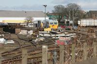 Making good use of the yard during track renewals at Montrose.<br><br>[Duncan Ross 02/03/2007]