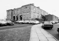 The elegant station facade at Limerick, 1988.<br><br>[Bill Roberton //1988]