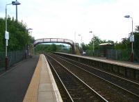 Looking north, Nitshill station, 17 June 2007.<br><br>[John Furnevel /06/2007]