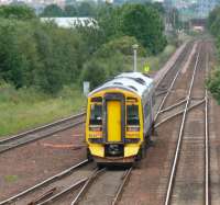 FSR 158733 passing through the points at Greenhill Lower Junction.<br><br>[Brian Forbes 26/06/2007]