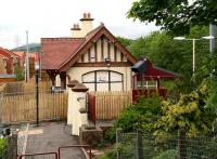 Side view of West Kilbride station on 17 May looking towards Largs.<br><br>[John Furnevel 17/05/2007]