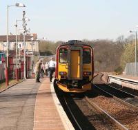 A Whifflet - Glasgow Central service calls at Kirkwood on 4 April 2007.<br><br>[John Furnevel 04/04/2007]