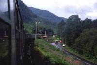 Departing southbound from Ardlui in August 1985.<br><br>[John McIntyre /08/1985]