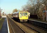 Looking north towards Preston from Rufford in 1991.<br><br>[John McIntyre //1991]