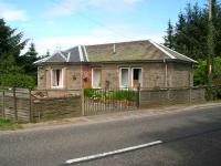 Converted station building at Ruthven Road on 12 July. View northwest over site of level crossing.  <br><br>[John Furnevel 12/07/2007]