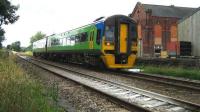 Central Trains 158 eastbound at Gregson Lane on 14 July with a Blackpool - York service. <br><br>[John McIntyre 14/07/2007]