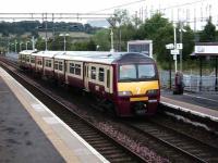 Train for High Street at Anniesland on 17 July.<br><br>[David Panton 17/07/2007]