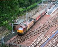 67028 with another of the <I>Open Golf Championship</I> specials leaving Waverley for Carnoustie on 20 July.<br><br>[John Furnevel 20/07/2007]