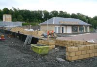 Getting there. View south east over the Markinch interchange site on 22 July 2007. [See image 17092]<br><br>[John Furnevel 22/07/2007]