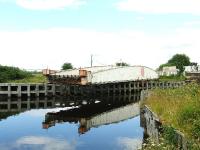 The Clachnaharry swing bridge opens for traffic.<br><br>[John Gray 23/07/2007]