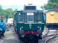 Class 117 DMU in the yard at Boat Of Garten<br><br>[Graham Morgan 06/07/2007]
