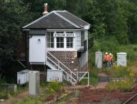 <I>Could murdera cuppa tea....</I> Southbound arrivals at Stirling North SB on 24 July. <br><br>[John Furnevel 24/07/2007]