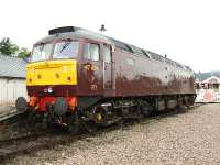 West Coast Railways 47804 awaits the coaches of The Royal Scotsman at Aviemore.<br><br>[John Gray 26/07/2007]