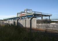 The new NR facilities under construction at Cowlairs. Photographed on 29 July 2007 looking south west. Doesn't seem like there's any need for <I>KEEP OUT</I> signs here!<br><br>[John Furnevel 29/07/2007]