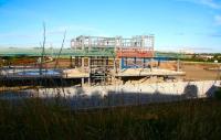 Progress on the new Network Rail signalling centre under construction at Cowlairs. View west on 29 July 2007 with the line from Springburn to Cowlairs West Junction in the foreground.<br><br>[John Furnevel 29/07/2007]