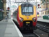 221132 departing Glasgow Central with a service to Paignton<br><br>[Graham Morgan 30/06/2007]