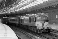 033 with a train at Cork in 1988.<br><br>[Bill Roberton //1988]