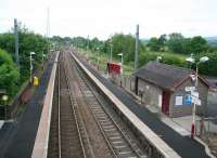 View south from the A760 road bridge at Lochwinnoch on 17 June 2007.<br><br>[John Furnevel 17/06/2007]