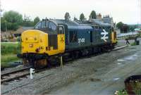 37416 on shed at Muir of Ord. Not long after the Ness Viaduct came down.<br><br>[Ewan Crawford //1989]