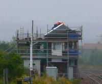 Resignalling work is imminent. The North Cabin has been switched out, with engineers working on the roof. This building will be the local signalling Centre.<br><br>[Brian Forbes 14/08/2007]