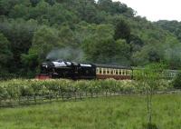 Black 5 45212 southbound at Farwath on 2 August.<br><br>[John McIntyre 2/08/2007]