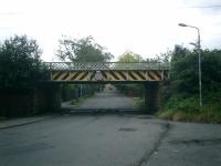 Mind your Heads! Lanarkshire and Dumbartonshire Railway. Low bridge over Castlegreen Street, Dumbarton.<br><br>[Alistair MacKenzie 18/08/2007]