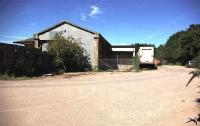 Rear view looking north over the former Chard Central station in August 2007. <br><br>[Gordon MacMillan 11/8/2007]