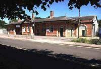 The former Chard Central station, Somerset on 11 August. The station site and listed building are currently on the market at an asking price of 1m. <br><br>[Gordon MacMillan 11/8/2007]