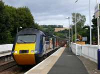 1142 HST ex Aberdeen glides south through Aberdour.<br><br>[Brian Forbes 26/08/2007]